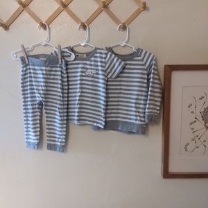 Monica and Andy Striped Outfit